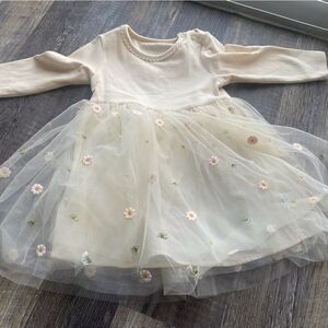 [mini balabala] tulle embroidered dress